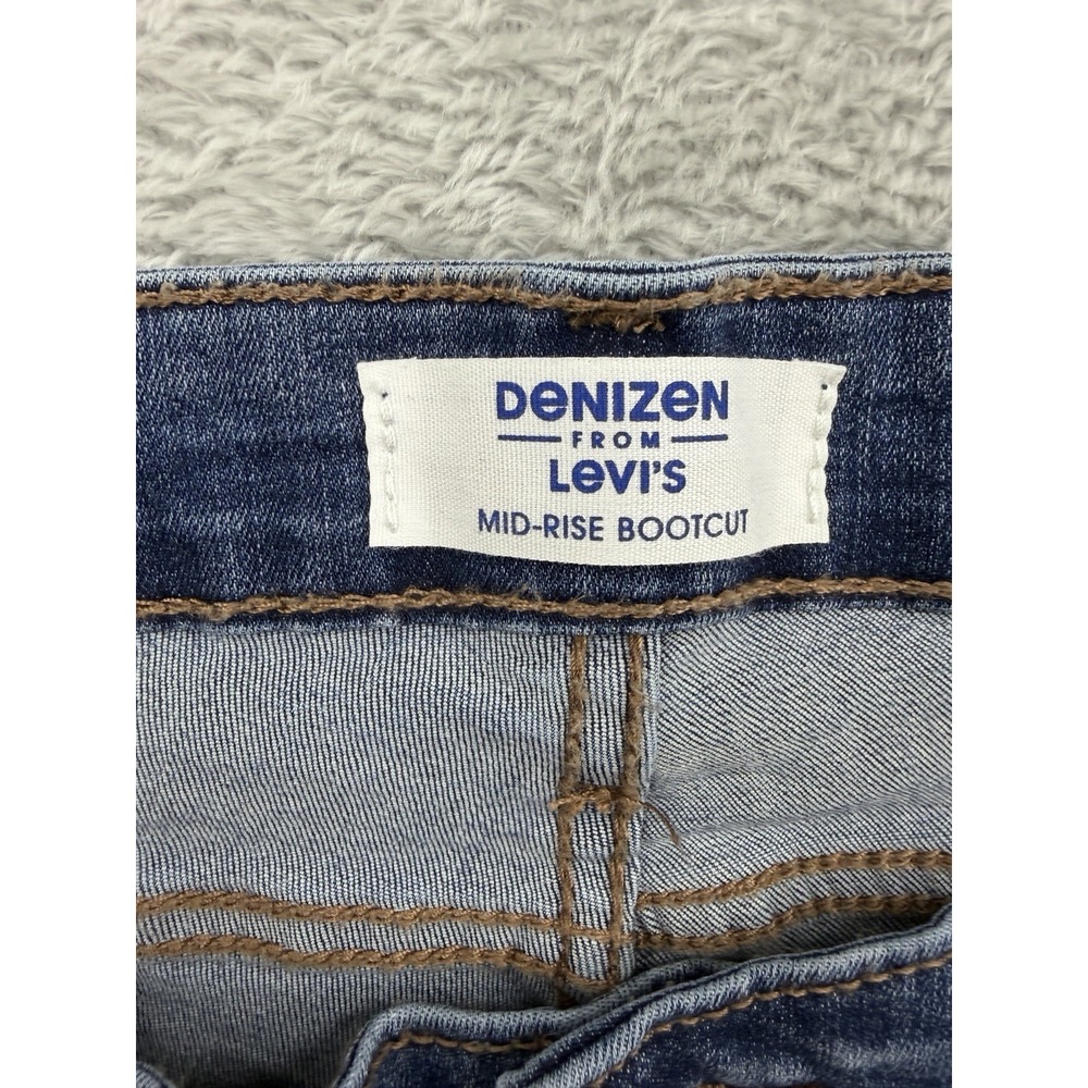 Denizen from Levis Mid-Rise Bootcut Jeans Medium Wash Size 34x32 Measured 36x30 - Picture 3 of 11